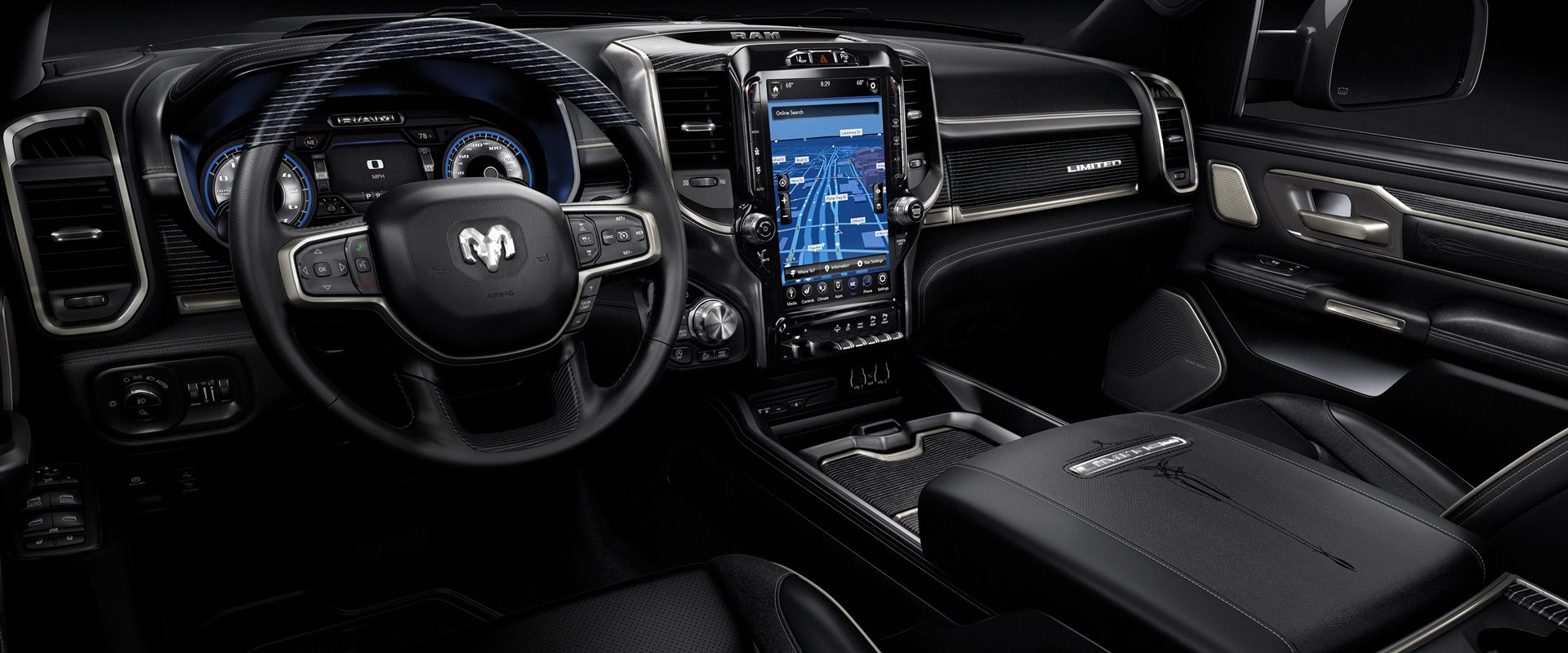 AllNew 2019 Ram 1500 Interior Photos and Features Gallery